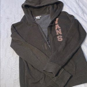 Vans zip up hoodie